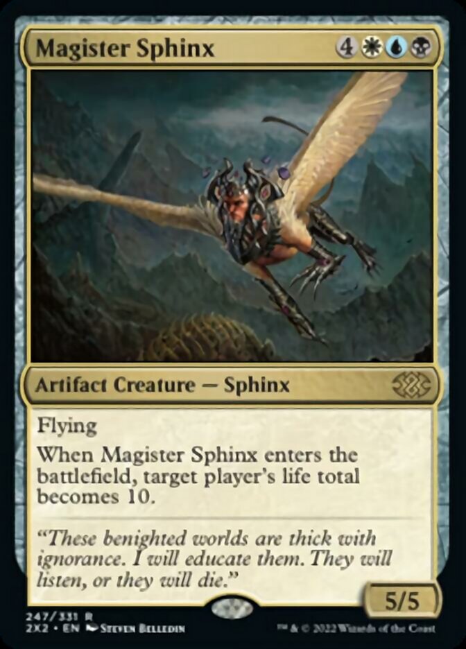Magister Sphinx [Double Masters 2022] | Jomio and Rueliete's Cards and Comics