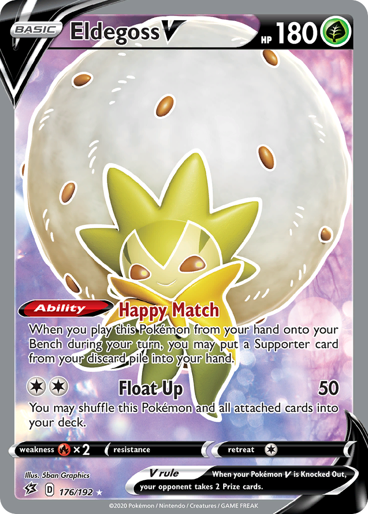 Eldegoss V (176/192) [Sword & Shield: Rebel Clash] | Jomio and Rueliete's Cards and Comics