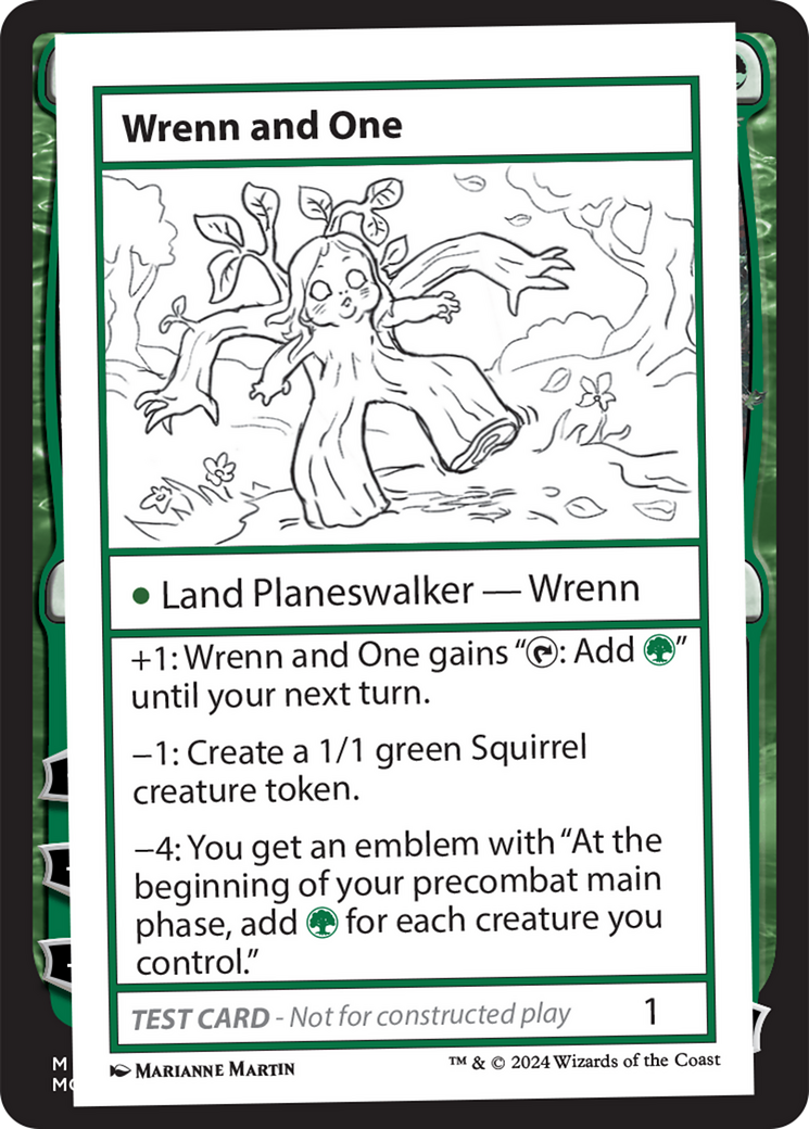 Wrenn and One [Mystery Booster 2 Playtest Cards] | Jomio and Rueliete's Cards and Comics