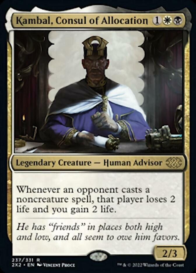 Kambal, Consul of Allocation [Double Masters 2022] | Jomio and Rueliete's Cards and Comics