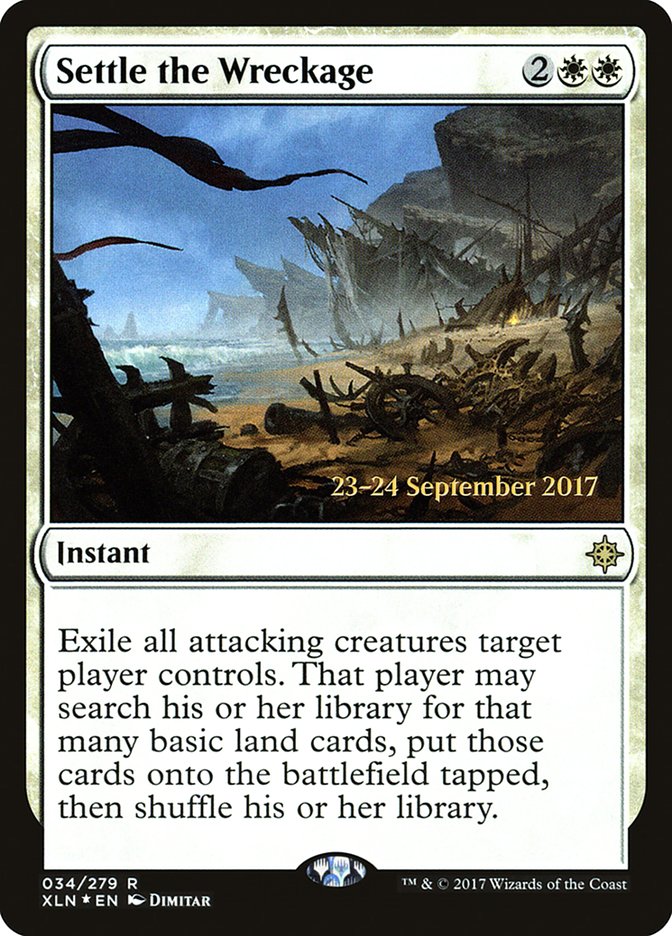 Settle the Wreckage [Ixalan Prerelease Promos] | Jomio and Rueliete's Cards and Comics