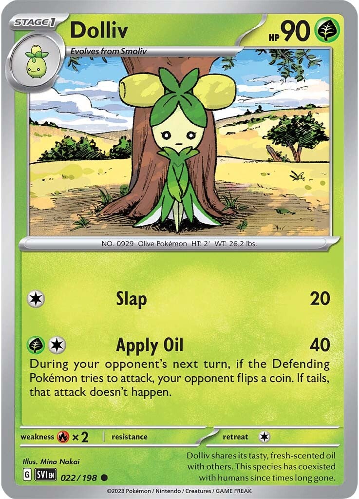 Dolliv (022/198) [Scarlet & Violet: Base Set] | Jomio and Rueliete's Cards and Comics