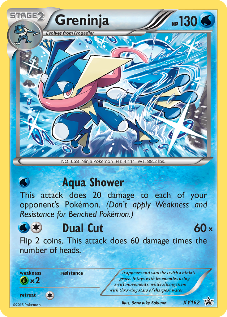 Greninja (XY162) [XY: Black Star Promos] | Jomio and Rueliete's Cards and Comics