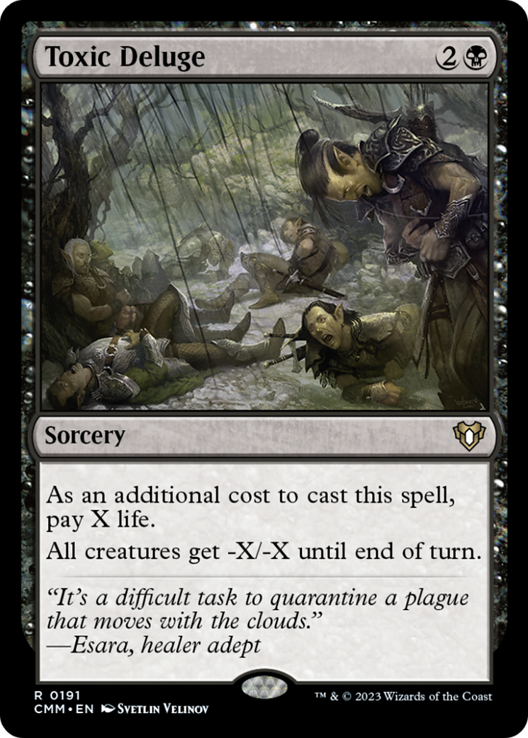 Toxic Deluge [Commander Masters] | Jomio and Rueliete's Cards and Comics