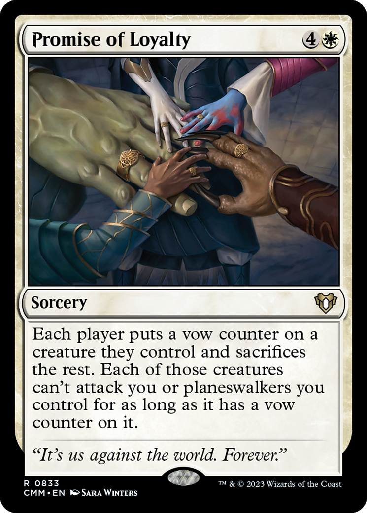 Promise of Loyalty [Commander Masters] | Jomio and Rueliete's Cards and Comics