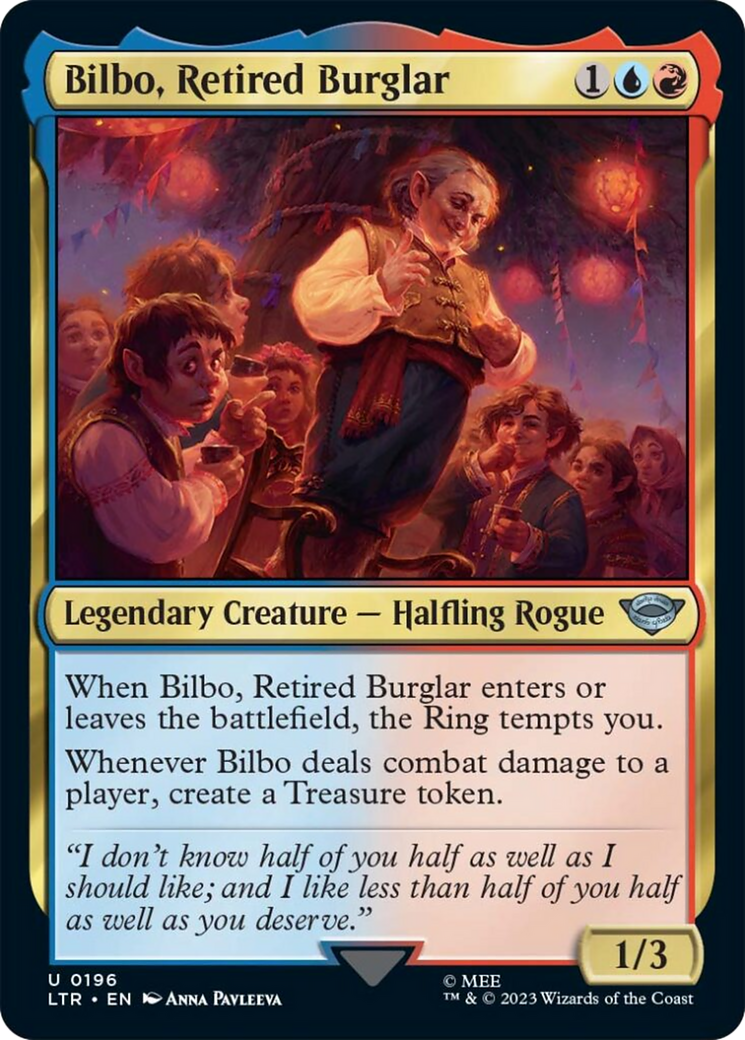 Bilbo, Retired Burglar [The Lord of the Rings: Tales of Middle-Earth] | Jomio and Rueliete's Cards and Comics