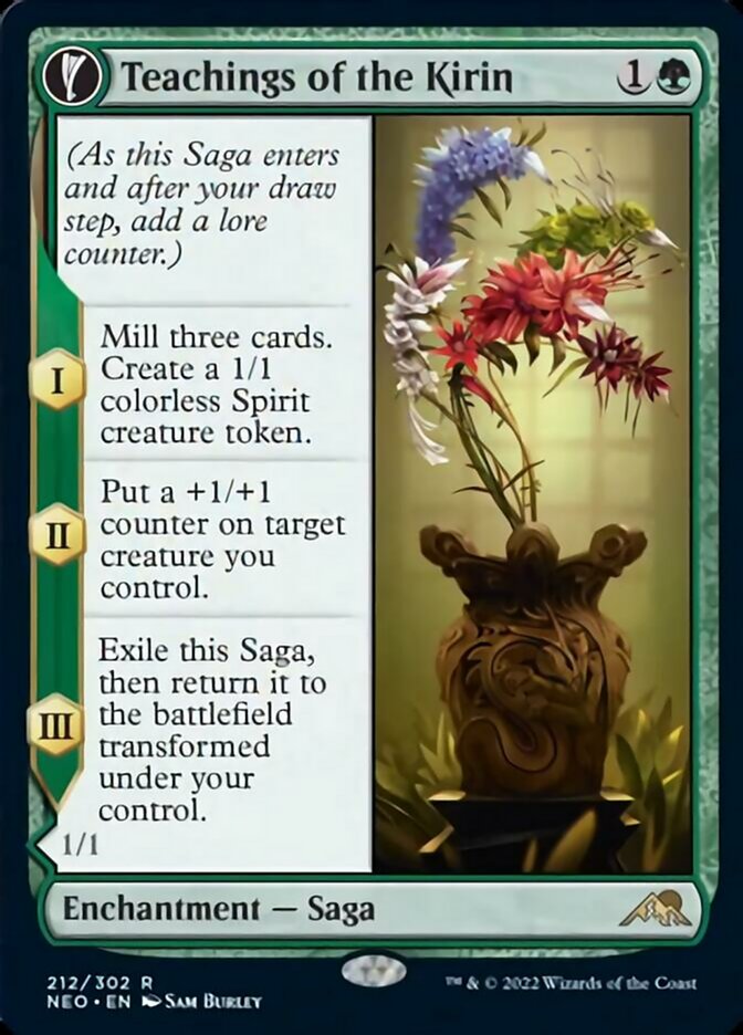 Teachings of the Kirin // Kirin-Touched Orochi [Kamigawa: Neon Dynasty] | Jomio and Rueliete's Cards and Comics