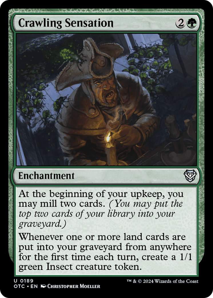 Crawling Sensation [Outlaws of Thunder Junction Commander] | Jomio and Rueliete's Cards and Comics