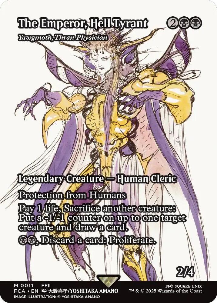 The Emperor, Hell Tyrant - Yawgmoth, Thran Physician (Showcase) [FINAL FANTASY : Through the Ages] | Jomio and Rueliete's Cards and Comics