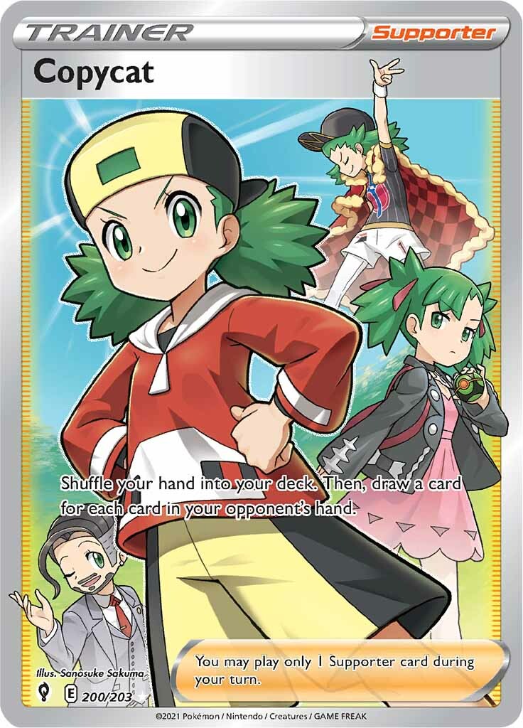 Copycat (200/203) [Sword & Shield: Evolving Skies] | Jomio and Rueliete's Cards and Comics