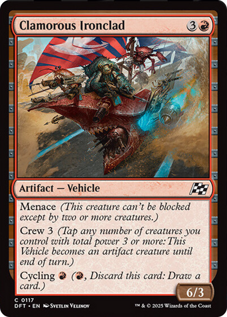 Clamorous Ironclad [Aetherdrift] | Jomio and Rueliete's Cards and Comics