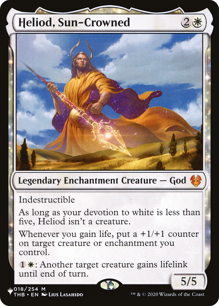 Heliod, Sun-Crowned [The List] | Jomio and Rueliete's Cards and Comics