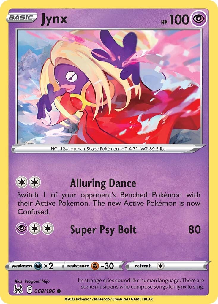 Jynx (068/196) [Sword & Shield: Lost Origin] | Jomio and Rueliete's Cards and Comics