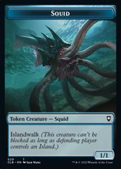 Squid // Copy Double-Sided Token [Commander Legends: Battle for Baldur's Gate Tokens] | Jomio and Rueliete's Cards and Comics