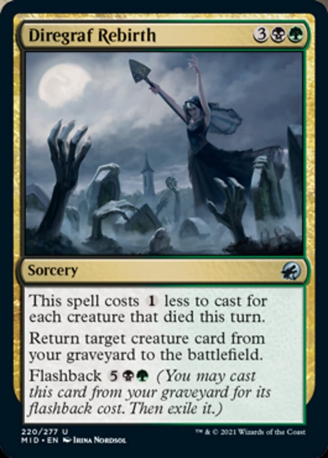 Diregraf Rebirth [Innistrad: Midnight Hunt] | Jomio and Rueliete's Cards and Comics