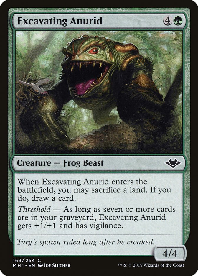 Excavating Anurid [Modern Horizons] | Jomio and Rueliete's Cards and Comics