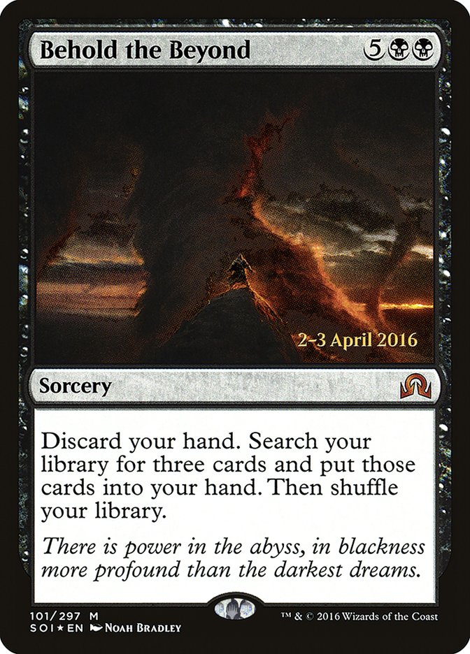 Behold the Beyond [Shadows over Innistrad Prerelease Promos] | Jomio and Rueliete's Cards and Comics