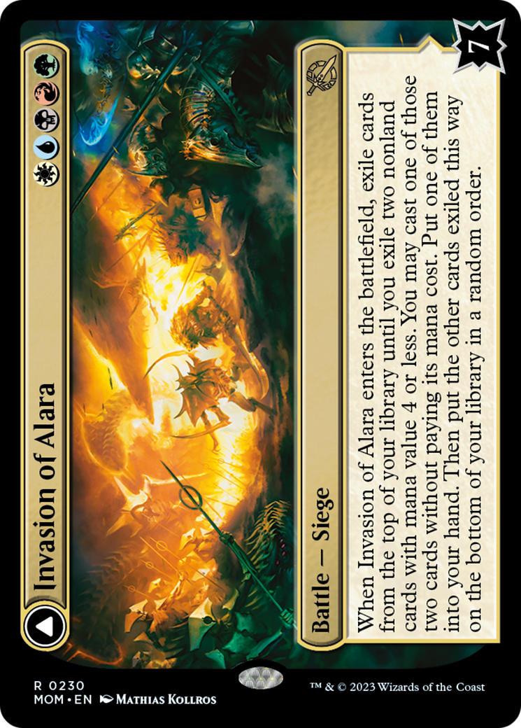 Invasion of Alara // Awaken the Maelstrom [March of the Machine] | Jomio and Rueliete's Cards and Comics