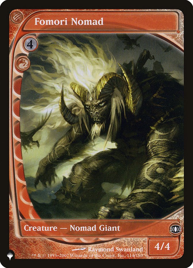 Fomori Nomad [The List] | Jomio and Rueliete's Cards and Comics