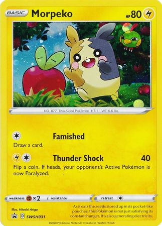 Morpeko (SWSH031) [Sword & Shield: Black Star Promos] | Jomio and Rueliete's Cards and Comics