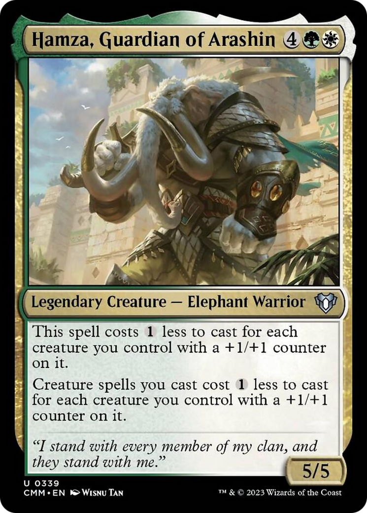 Hamza, Guardian of Arashin [Commander Masters] | Jomio and Rueliete's Cards and Comics
