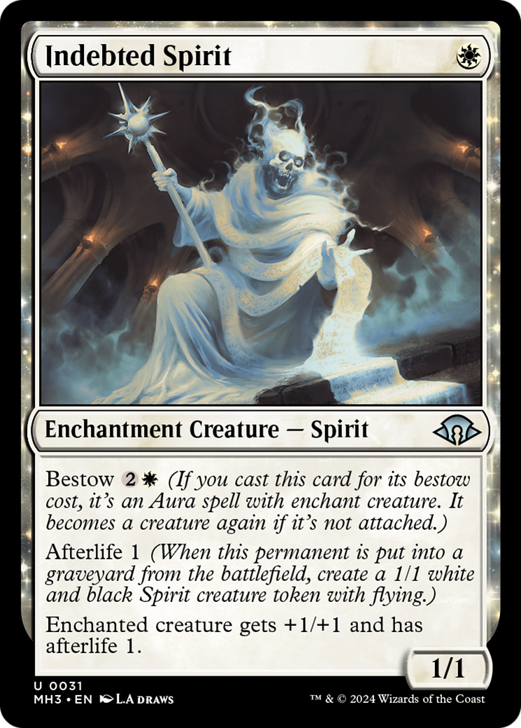 Indebted Spirit [Modern Horizons 3] | Jomio and Rueliete's Cards and Comics