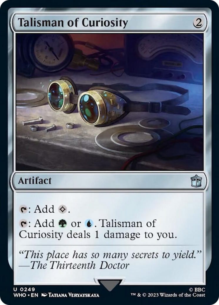 Talisman of Curiosity [Doctor Who] | Jomio and Rueliete's Cards and Comics