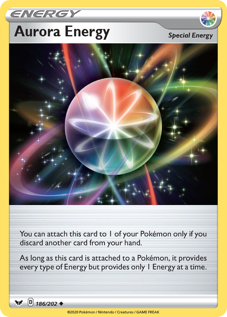 Aurora Energy (186/202) [Sword & Shield: Base Set] | Jomio and Rueliete's Cards and Comics