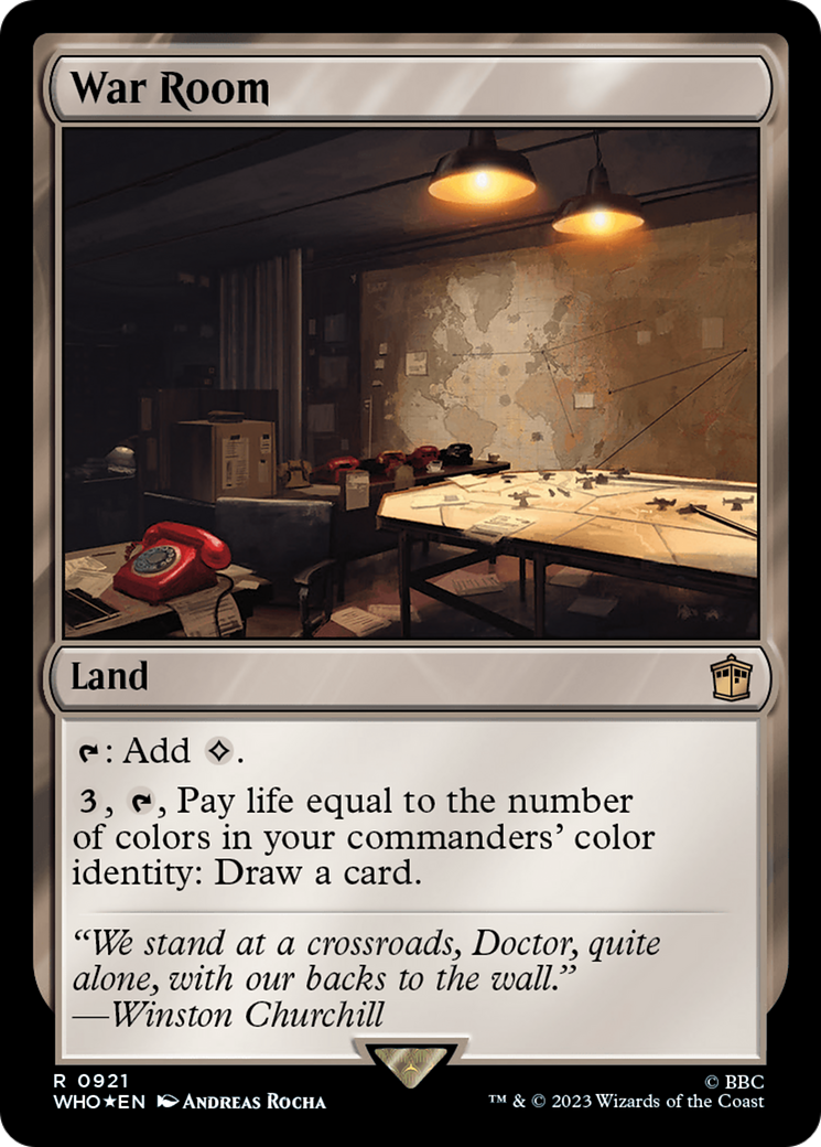 War Room (Surge Foil) [Doctor Who] | Jomio and Rueliete's Cards and Comics