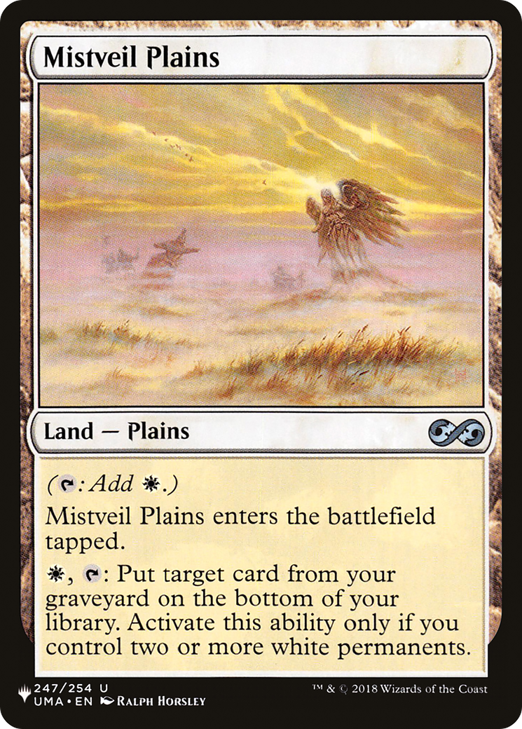 Mistveil Plains [The List] | Jomio and Rueliete's Cards and Comics