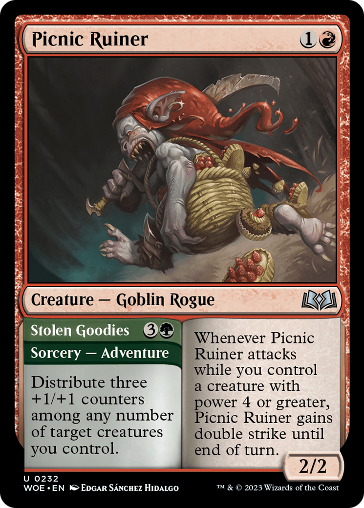 Picnic Ruiner // Stolen Goodies [Wilds of Eldraine] | Jomio and Rueliete's Cards and Comics