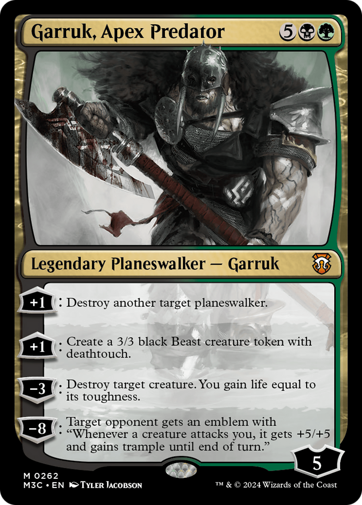 Garruk, Apex Predator (Ripple Foil) [Modern Horizons 3 Commander] | Jomio and Rueliete's Cards and Comics