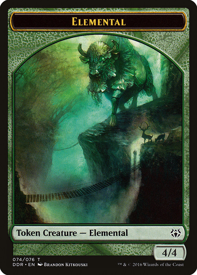 Elemental Token [Duel Decks: Nissa vs. Ob Nixilis] | Jomio and Rueliete's Cards and Comics