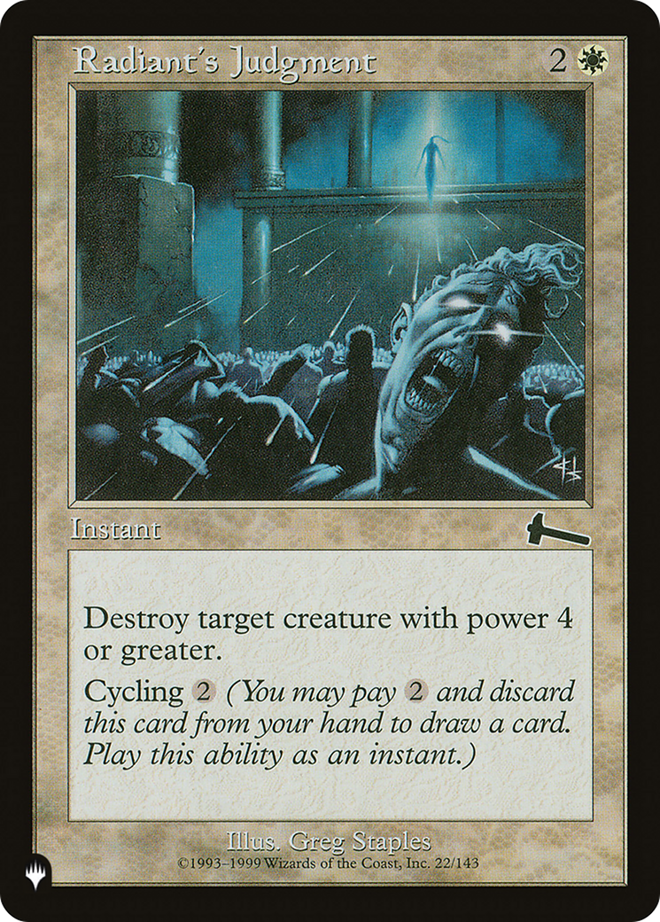 Radiant's Judgment [The List] | Jomio and Rueliete's Cards and Comics