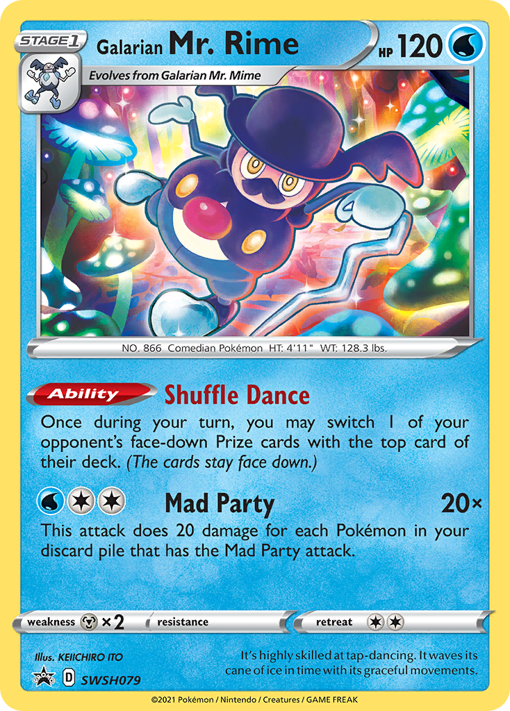 Galarian Mr. Rime (SWSH079) [Sword & Shield: Black Star Promos] | Jomio and Rueliete's Cards and Comics