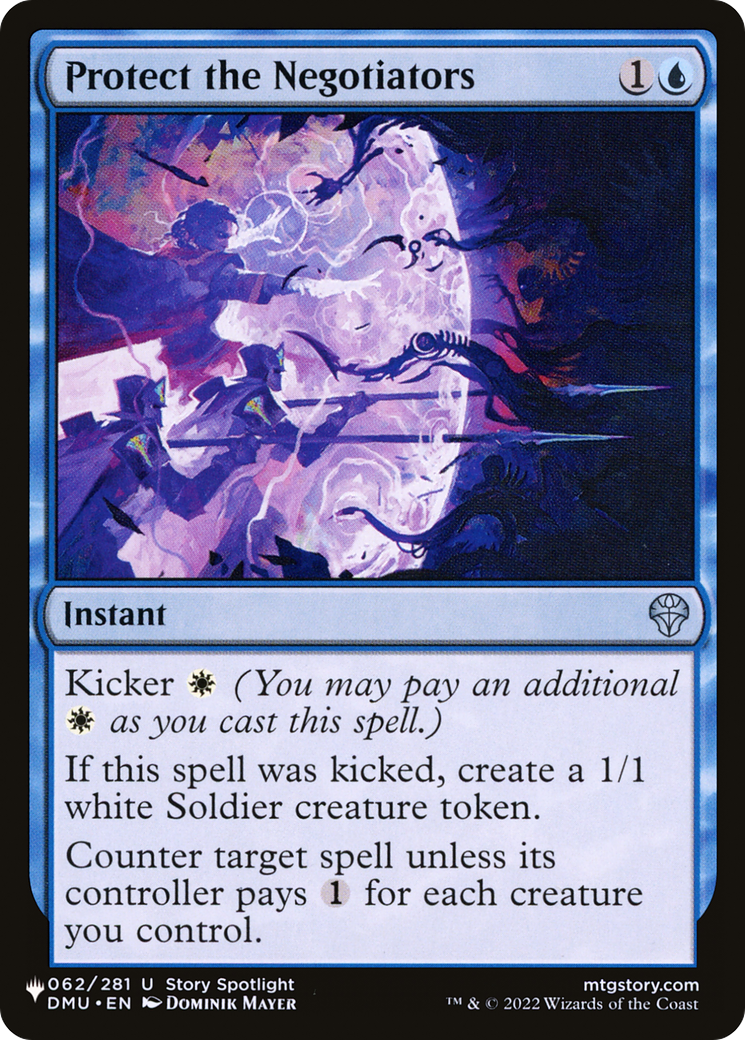 Protect the Negotiators [The List] | Jomio and Rueliete's Cards and Comics