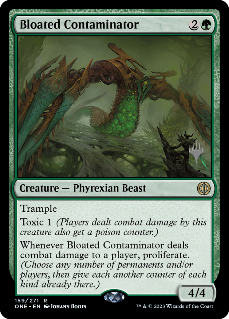 Bloated Contaminator (Promo Pack) [Phyrexia: All Will Be One Promos] | Jomio and Rueliete's Cards and Comics