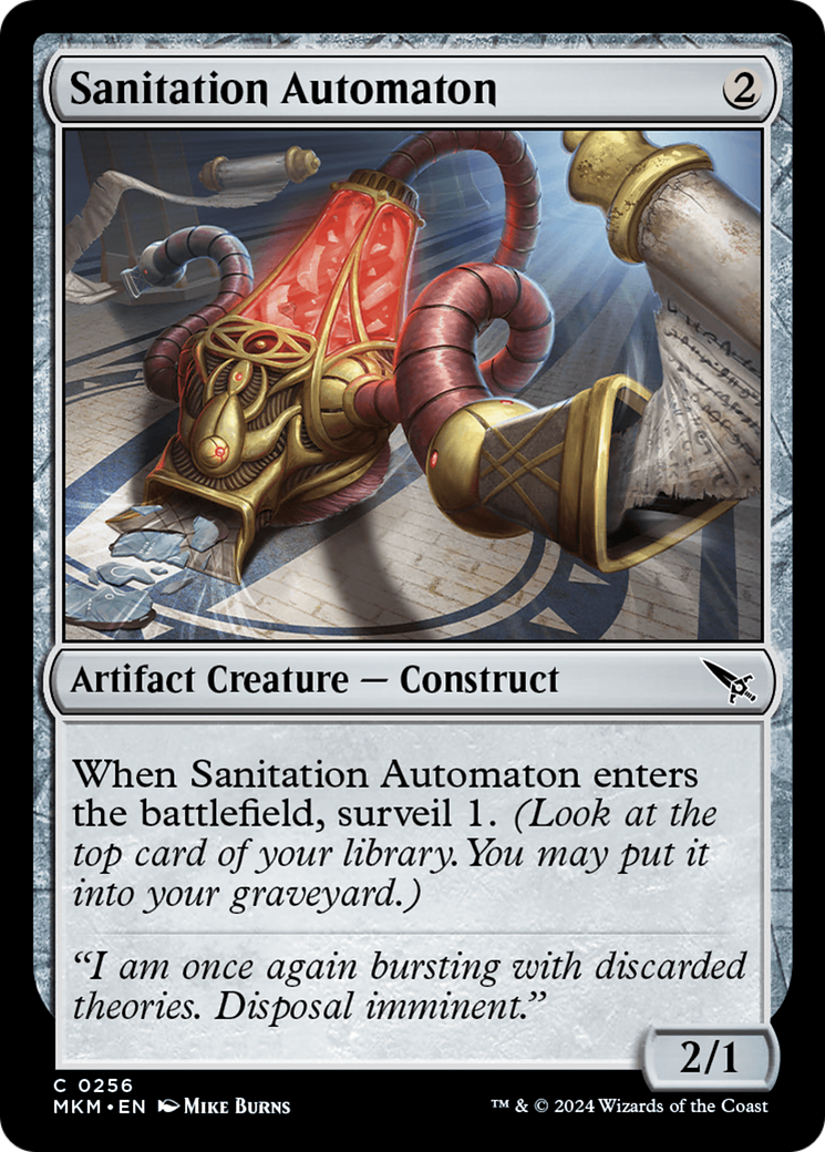 Sanitation Automaton [Murders at Karlov Manor] | Jomio and Rueliete's Cards and Comics