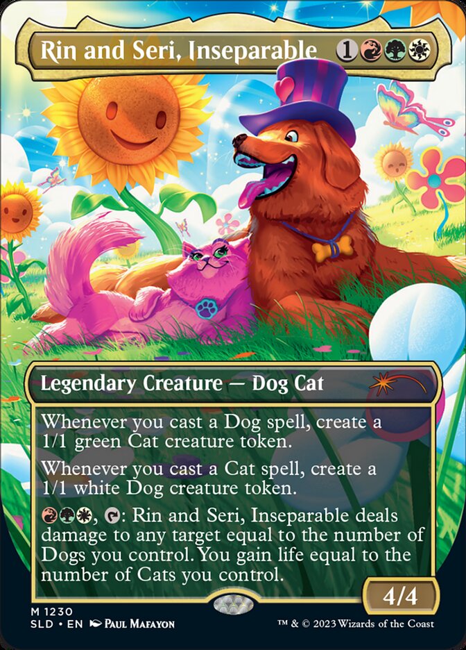 Rin and Seri, Inseparable (Borderless) [Secret Lair Drop Series] | Jomio and Rueliete's Cards and Comics