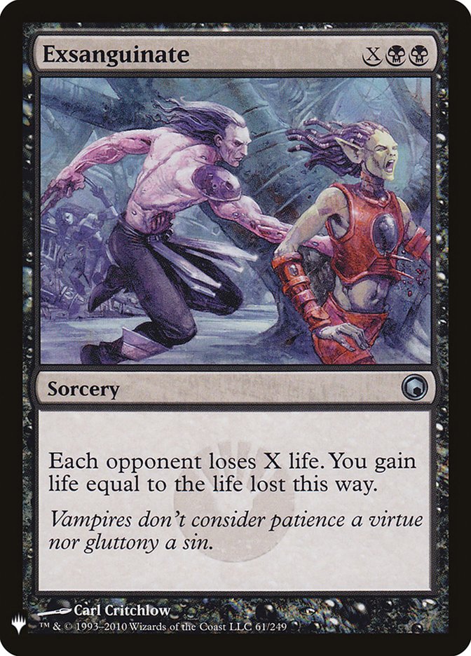 Exsanguinate [Mystery Booster] | Jomio and Rueliete's Cards and Comics