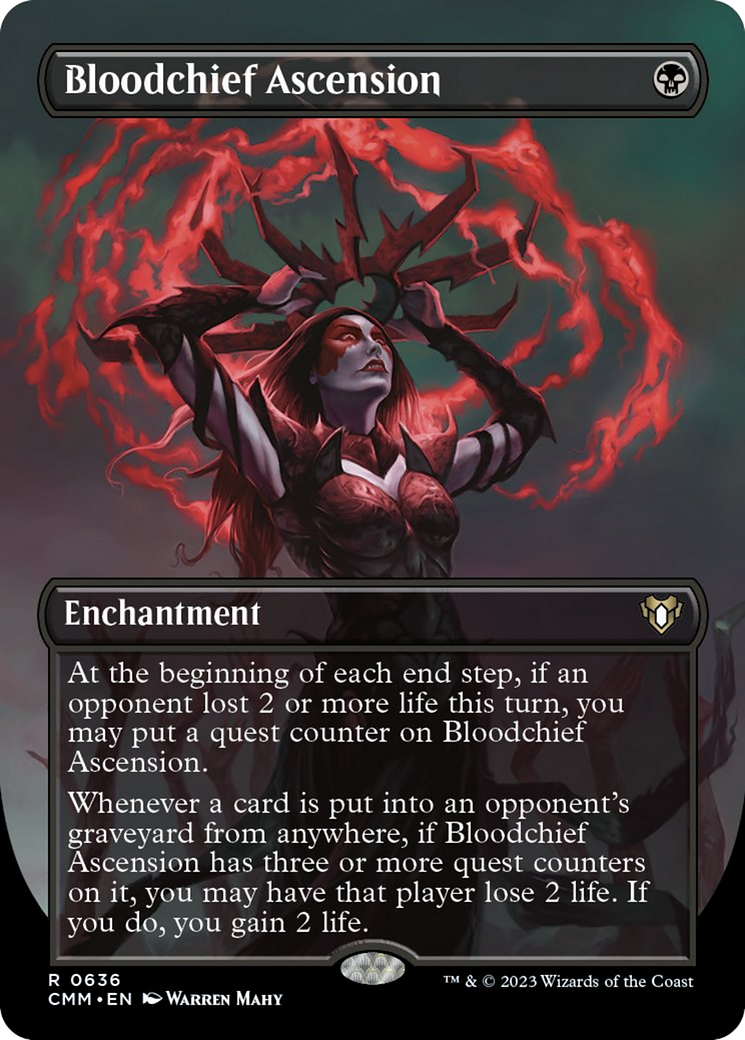 Bloodchief Ascension (Borderless Alternate Art) [Commander Masters] | Jomio and Rueliete's Cards and Comics