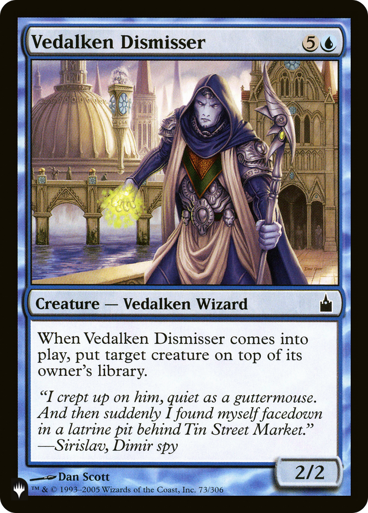 Vedalken Dismisser [The List] | Jomio and Rueliete's Cards and Comics