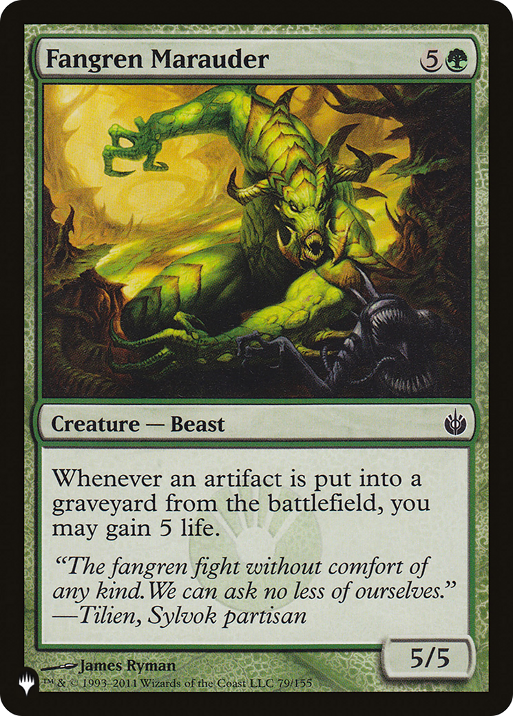 Fangren Marauder [The List] | Jomio and Rueliete's Cards and Comics