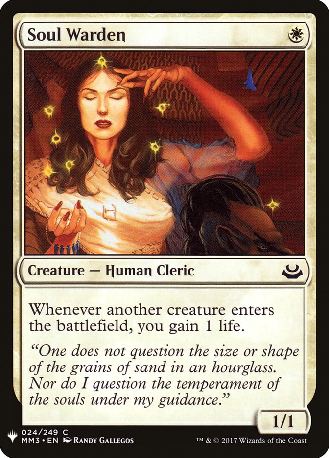 Soul Warden [Mystery Booster] | Jomio and Rueliete's Cards and Comics