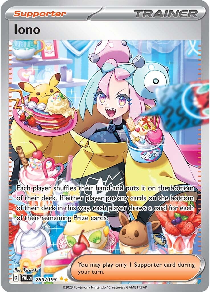 Iono (269/193) [Scarlet & Violet: Paldea Evolved] | Jomio and Rueliete's Cards and Comics