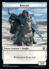 Saproling // Knight Double-Sided Token [Dominaria United Tokens] | Jomio and Rueliete's Cards and Comics