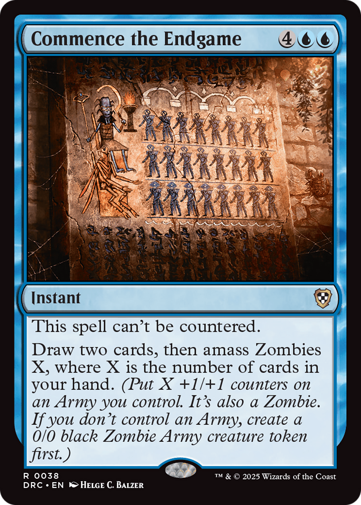 Commence the Endgame [Aetherdrift Commander] | Jomio and Rueliete's Cards and Comics