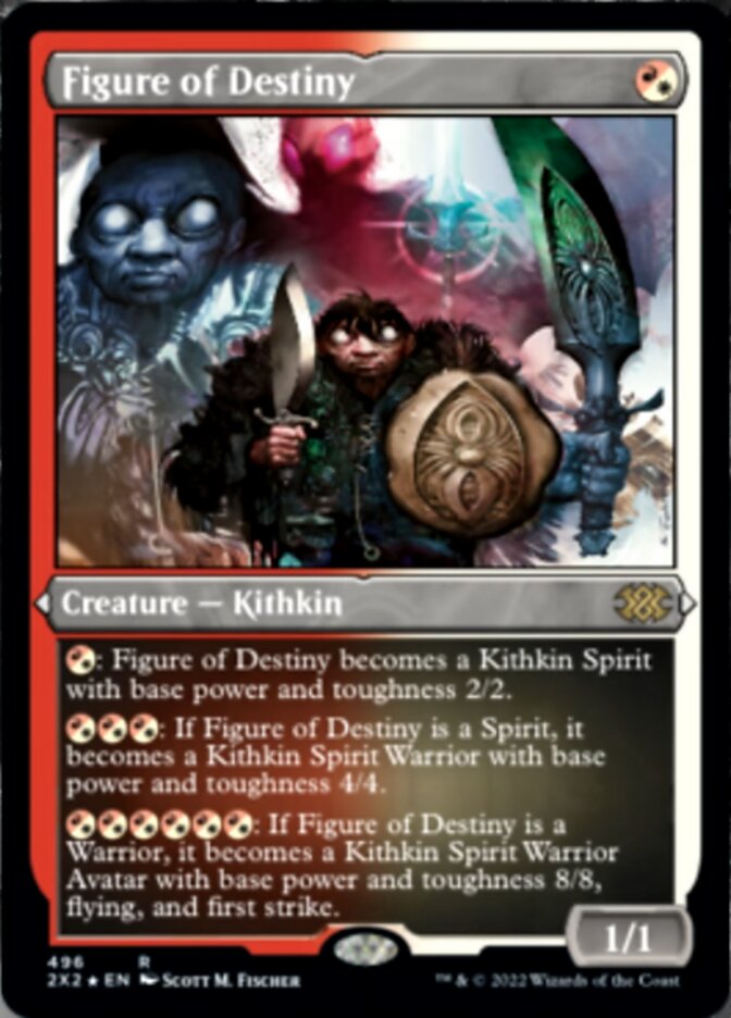 Figure of Destiny (Foil Etched) [Double Masters 2022] | Jomio and Rueliete's Cards and Comics
