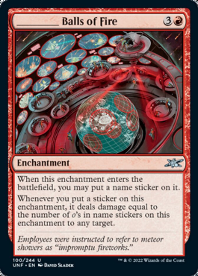_____ Balls of Fire [Unfinity] | Jomio and Rueliete's Cards and Comics