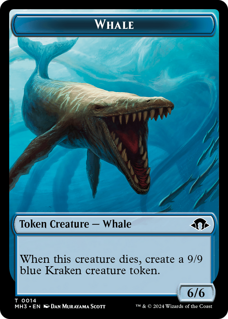 Phyrexian Germ // Whale Double-Sided Token [Modern Horizons 3 Tokens] | Jomio and Rueliete's Cards and Comics